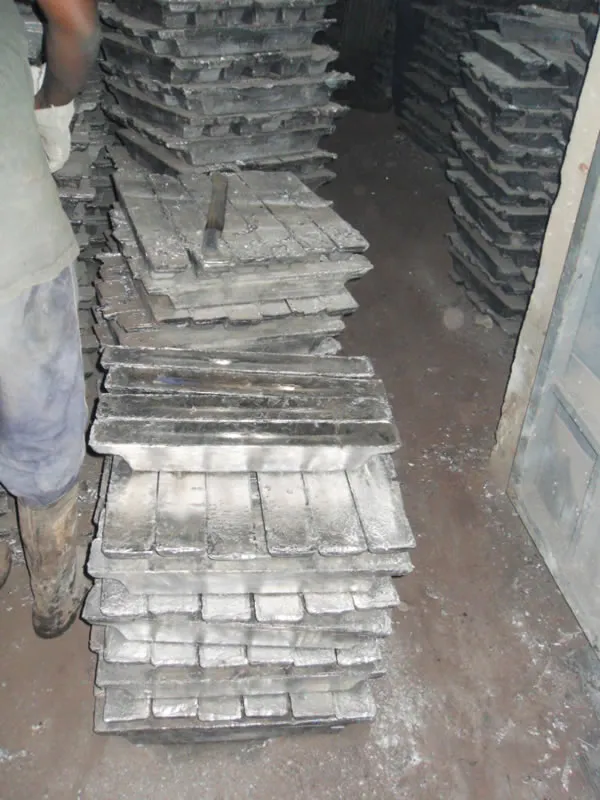 Remelted Lead Ingots (Pb 97 – 99%)